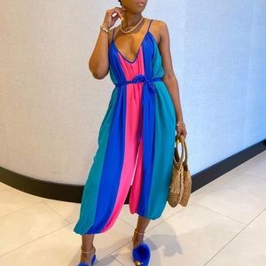 Color play jumpsuit